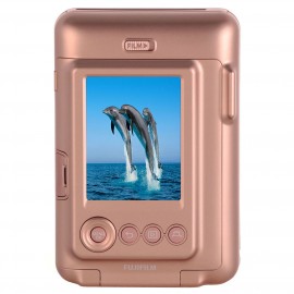 Мульти-функциональный фотоаппарат Fujifilm Instax Mini Liplay Blush Gold Bundle 