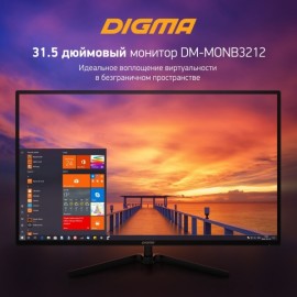 Монитор Digma 31.5'' DM-MONB3212 черный