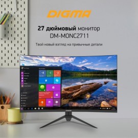 Монитор Digma 27'' Curved DM-MONC2711 черный