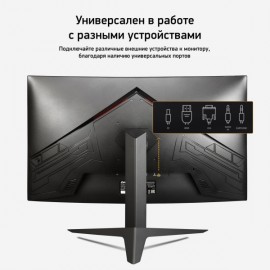 Монитор Digma 27'' Curved DM-MONC2711 черный