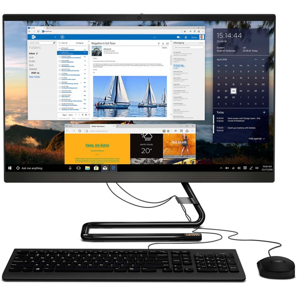 Моноблок Lenovo IdeaCentre AIO 3 24ARE05 (F0EW003QRK)