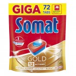 Моющее средство для посудомоечной машины Somat Gold, 72 таблетки