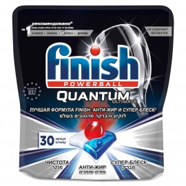 Моющее средство для посудомоечной машины Finish Quantum Ultimate 30 капсул