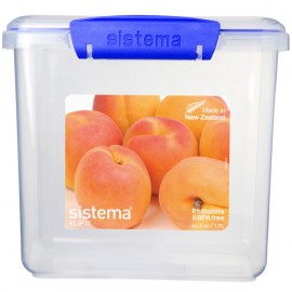 Контейнер для продуктов Sistema KLIP IT Rectangle 1.9л Blue (1680)