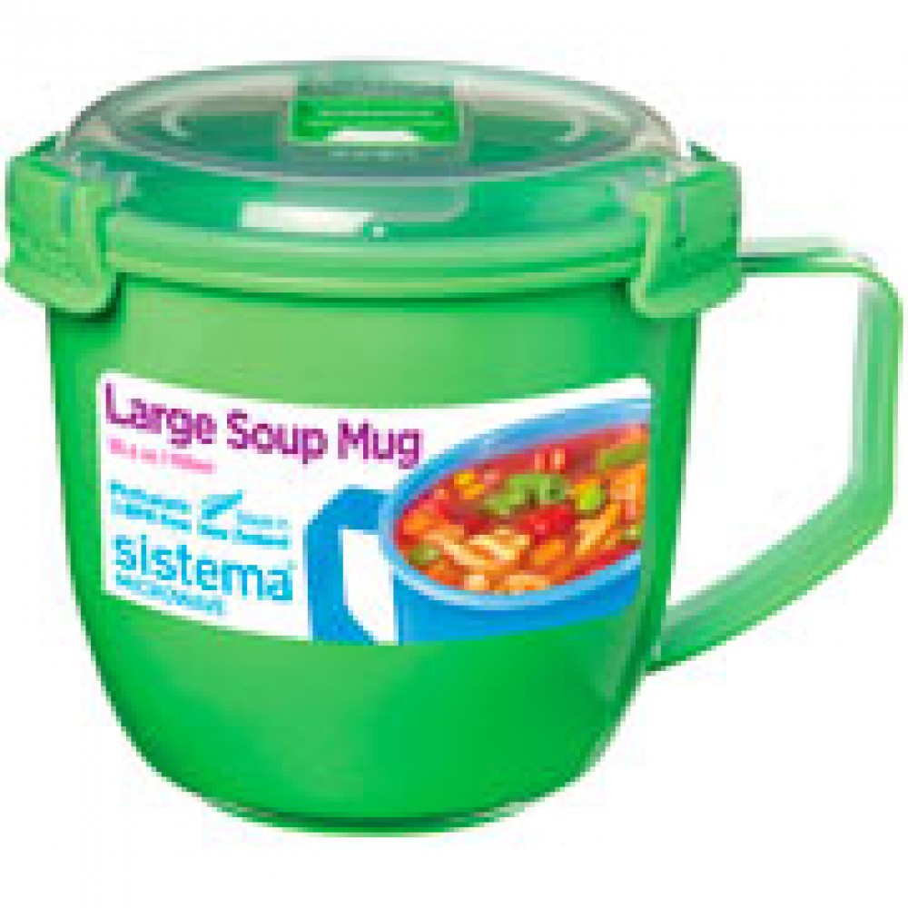 Контейнер для продуктов Sistema To-Go Soup Mug 900мл Green (21141)