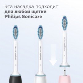 Насадки Philips Sonicare Sensitive HX6052 для бережного очищения чувствительных зубов (2 шт.)