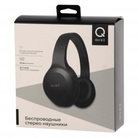 Наушники накладные Bluetooth QUB STN-330 Black