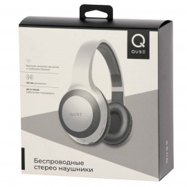 Наушники накладные Bluetooth QUB STN-330 White