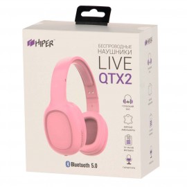 Наушники накладные Bluetooth HIPER LIVE QTX2 (HTW-QTX2)