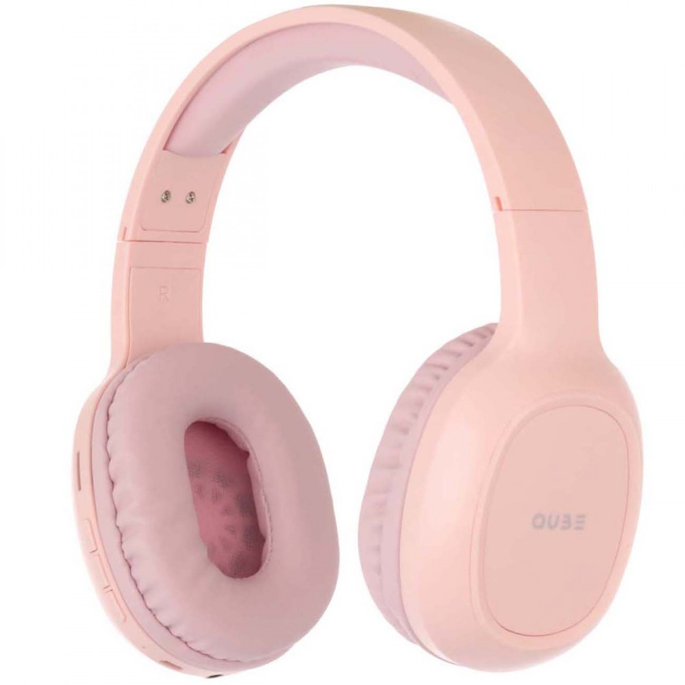 Наушники накладные Bluetooth QUB STN-300 Pink