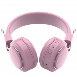 Наушники накладные Bluetooth HIPER Live QTX4 Pink (HTW-QTX4)