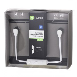 Наушники внутриканальные Bluetooth Harper HB-115 White