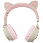 Наушники Bluetooth Hoco W27 Cat Ear, полноразмерные, серые (18457)