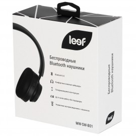 Наушники накладные Bluetooth Leef MW-SW-B01-black