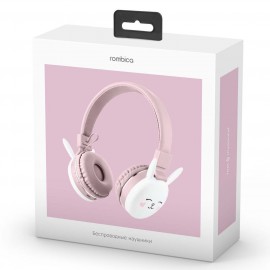 Наушники накладные Bluetooth Rombica mysound BH-20 4C Pink/White