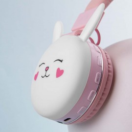 Наушники накладные Bluetooth Rombica mysound BH-20 4C Pink/White