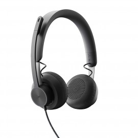 Компьютерная гарнитура Logitech Zone Wired UC Graphite (981-000875)