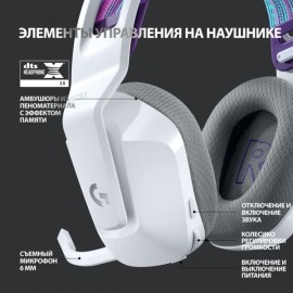 Игровые наушники Logitech G733 LIGHTSPEED White