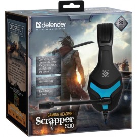 Игровые наушники Defender Scrapper 500 синий (64501)