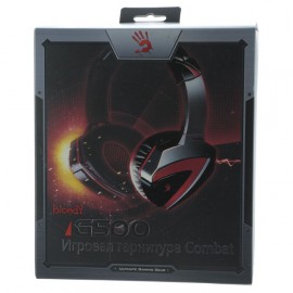 Игровые наушники A4Tech Bloody G500 Black + Red