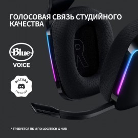 Игровые наушники Logitech G733 LIGHTSPEED Black