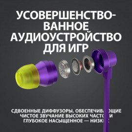 Игровые наушники Logitech G333 PURPLE (981-000936)