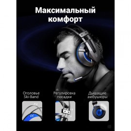 Игровые наушники EKSA E800 синий