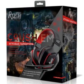 Игровые наушники Smartbuy RUSH CRUSH'EM Black/Red (SBHG-9650)