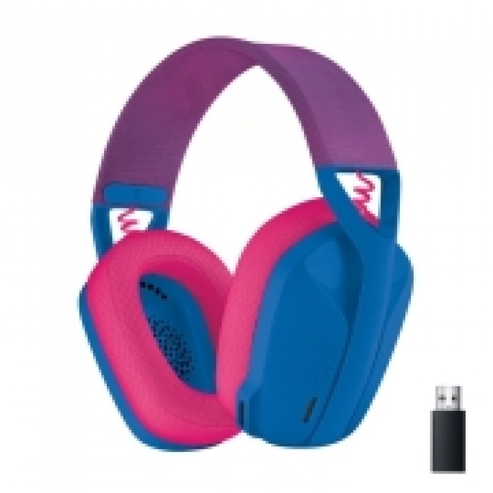 Игровые наушники Logitech G435 LIGHTSPEED Blue And Raspberry