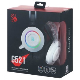 Игровые наушники A4Tech Bloody G521 WHITE