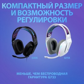 Игровые наушники Logitech G335 Black