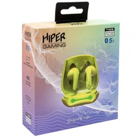 Наушники True Wireless игровые HIPER TWS OPTIMUS Yellow (HTW-MX22)