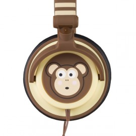 Наушники накладные Kitsound My Doodles Monkey Brown (DDMKYHP)