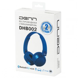 Наушники накладные Bluetooth Denn DHB002