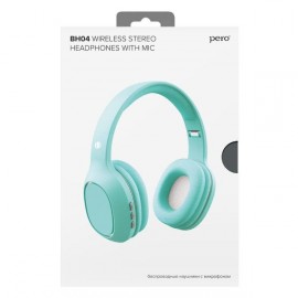 Наушники накладные Bluetooth Pero PWH-BH04TIF Turquoise