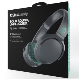 Наушники накладные Bluetooth Skullcandy RIFF серо-бирюзовые (S5PXW-L672)