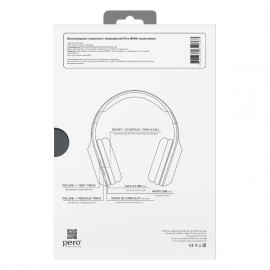 Наушники накладные Bluetooth Pero PWH-BH04BR Brown