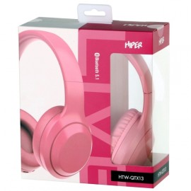 Наушники накладные Bluetooth HIPER Live Casual Pink (HTW-QTX13)