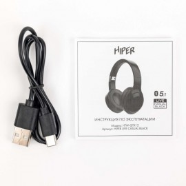 Наушники накладные Bluetooth HIPER Live Casual Black (HTW-QTX12)