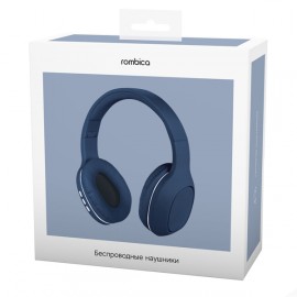 Наушники накладные Bluetooth Rombica Mysound BH-04 Blue (BT-H004)