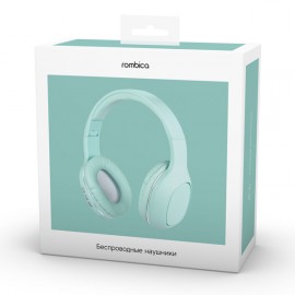 Наушники накладные Bluetooth Rombica Mysound BH-04 Green (BT-H007)