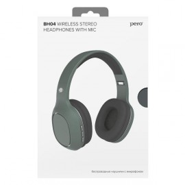 Наушники накладные Bluetooth Pero PWH-BH04KH Green