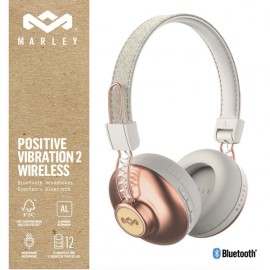 Наушники накладные Bluetooth Marley Positive Vibration BT Copper (EM-JH133-CP)