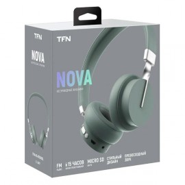 Наушники накладные Bluetooth TFN Nova оливковые