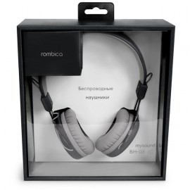 Наушники накладные Bluetooth Rombica MySound BH-03 4C, Black (BH-00034)