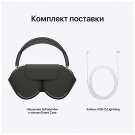 Наушники накладные Bluetooth Apple AirPods Max Space Gray w/Black Headband (MGYH3)