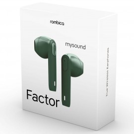 Наушники True Wireless Rombica Mysound Factor Green (BH-T006)