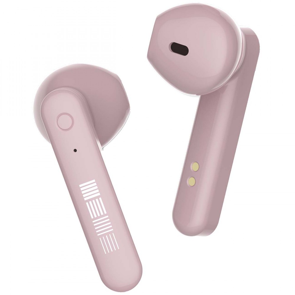 Наушники True Wireless InterStep Twin Buds Pink (SBH-550)