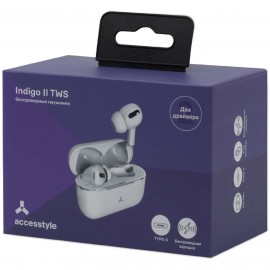 Наушники True Wireless Accesstyle Indigo II TWS White