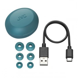 Наушники True Wireless JVC Gumy Mini Turquoise (HA-A5T-ZN-E)